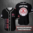 Personalize Baseball Jersey - MLB Boston Red Sox Fan Made Personalized Custom Name Baseball Jersey For Fans - Baseball Jersey LF