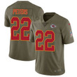 Nike Kansas City Chiefs #22 Marcus Peters Olive Men's Stitched Nfl Limited 2017 Salute To Service Jersey Nfl