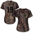 Orioles #19 Chris Davis Camo Realtree Collection Cool Base Women's Stitched Baseball Jersey Mlb- Women's