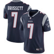 Nike New England Patriots #7 Jacoby Brissett Navy Blue Team Color Men's Stitched Nfl Vapor Untouchable Limited Jersey Nfl