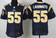 Nike St. Louis Rams #55 James Laurinaitis Navy Blue Elite Jersey Nfl