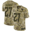 Nike Titans #27 Eddie George Camo Men's Stitched Nfl Limited 2018 Salute To Service Jersey Nfl