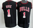Chicago Bulls #1 Derrick Rose 2012 Vibe Black Fashion Jersey Nba