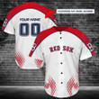 Personalize Baseball Jersey - Boston Red Sox Personalized Baseball Jersey Shirt 144 - Baseball Jersey LF