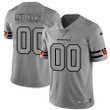 Personalize JerseyNike Bengals Customized 2019 Gray Gridiron Gray Vapor Untouchable Limited Jersey NFL