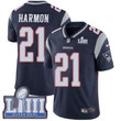 #21 Limited Duron Harmon Navy Blue Nike Nfl Home Youth Jersey New England Patriots Vapor Untouchable Super Bowl Liii Bound Nfl