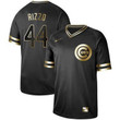 Cubs #44 Anthony Rizzo Black Gold Stitched Baseball Jersey Mlb
