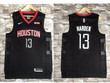 Nike Houston Rockets #13 James Harden Black Nba Swingman Statement Edition Jersey Nba