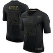 Nike 49Ers 85 George Kittle Black 2020 Salute To Service Limited Jersey Nfl