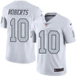 Nike Raiders #10 Seth Roberts White Men's Stitched Nfl Limited Rush Jersey Nfl