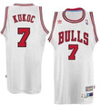 Chicago Bulls #7 Toni Kukoc White Swingman Throwback Jersey Nba