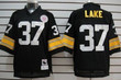 Pittsburgh Steelers #37 Carnell Lake Black Throwback Jersey Nfl