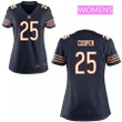 Women's Chicago Bears #25 Marcus Cooper Navy Blue Team Color Stitched Nfl Nike Game Jersey Nfl- Women's