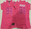 Men's Dallas Cowboys #94 Randy Gregory Nike Pink Sweetheart Diamond Jersey Nfl- Women's