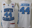 Men's North Carolina Tar Heels #44 Justin Jackson White Final Four Patch College Basketball 2017 Brand Jordan Swingman Stitched Ncaa Jersey Nba