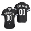 Brooklyn Nets Swingman Personalized Black Icon Edition 2019 jersey inspired style Hawaiian Shirt