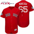 Men's Boston Red Sox #65 Yoan Moncada Red 2017 Spring Training Stitched Mlb Majestic Flex Base Jersey Mlb
