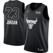 Nike Bulls #23 Michael Jordan Black Nba Jordan Swingman 2018 All-Star Game Jersey Nba