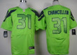 Nike Seattle Seahawks #31 Kam Chancellor Green Elite Jersey Nfl
