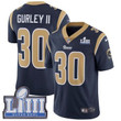 Men's Los Angeles Rams #30 Todd Gurley Navy Blue Nike Nfl Home Vapor Untouchable Super Bowl Liii Bound Limited Jersey Nfl