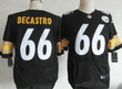 Nike Pittsburgh Steelers #66 David Decastro Black Elite Jersey Nfl