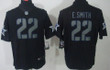 Nike Dallas Cowboys #22 Emmitt Smith Black Impact Limited Jersey Nfl