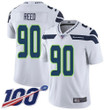 Nike Seahawks #90 Jarran Reed White Men's Stitched Nfl 100Th Season Vapor Limited Jersey Nfl