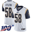 Nike Rams #58 Cory Littleton White Men's Stitched Nfl 100Th Season Vapor Limited Jersey Nfl
