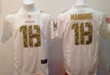 Nike Denver Broncos #18 Peyton Manning Salute To Service White Game Jersey Nfl