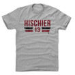 Nico Hischier Font R NHLPA Shirt New Jersey Devils