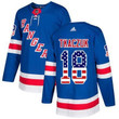 Adidas Rangers #18 Walt Tkaczuk Royal Blue Home Usa Flag Stitched Nhl Jersey Nhl