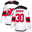 Men's Adidas New Jersey Devils #30 Martin Brodeur White Stitched Nhl Jersey Nhl