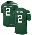 Men New York Jets #2 Zach Wilson Jersey Green 2021 Game Football Nfl