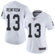 Raiders #13 Hunter Renfrow White Women's Stitched Football Vapor Untouchable Limited Jersey Nfl- Women's