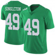 Men's Philadelphia Eagles #49 Alex Singleton Green Limited Vapor Untouchable Nike Jersey Nfl