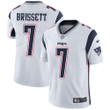 Nike New England Patriots #7 Jacoby Brissett White Men's Stitched Nfl Vapor Untouchable Limited Jersey Nfl