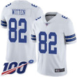 Nike Cowboys #82 Jason Witten White Men's Stitched Nfl 100Th Season Vapor Limited Jersey Nfl
