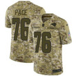 Nike Rams #76 Orlando Pace Camo Men's Stitched Nfl Limited 2018 Salute To Service Jersey Nfl