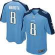 Men's Tennessee Titans #8 Marcus Mariota Light Blue Team Color Nfl Nike Game Jersey Nfl