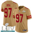 Nike 49Ers #97 Nick Bosa Gold Super Bowl Liv 2020 Youth Stitched Nfl Limited Inverted Legend Jersey Nfl