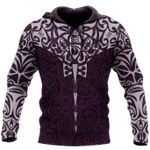New Zealand Hoodie Manta Maori Ta Moko Purple 3D All Over Printed Shirt And Short For Man And Women