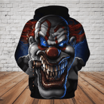 Skull 3D Hoodie - Evil Clown  Pl303