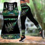 Aotearoa Maori New Zealand Tank Top & Leggings Outfit For Women