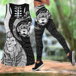 New Zealand Lion Maori Mania Combo Outfit Legging + Tank For Women Pl25082001