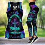 Premium Hippe To My Wife 3D Over Printed Legging & Tank Top