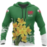 Wales Daffodil Hoodie Special Version Pl