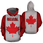 Canada Hoodie Knitted Flag Pl