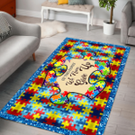 3D All Over Printed Autism Awareness Rug Pd05032103
