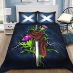 Premium Scotland Sword Tartan Bedding Set