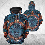 3D All Over Aztec Mexican Art Hoodie Tt